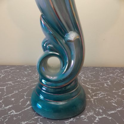 1950's American Lamp With Original Shade And Finial - Image 3