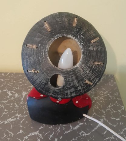 Mid Century Barsony Style Caribbean Lady Lamp - Image 4