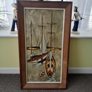 Mid Century ARCO Print Large With Original Frame