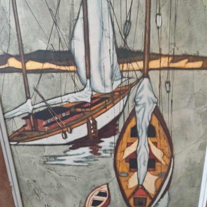 Mid Century ARCO Print Large With Original Frame - Image 2