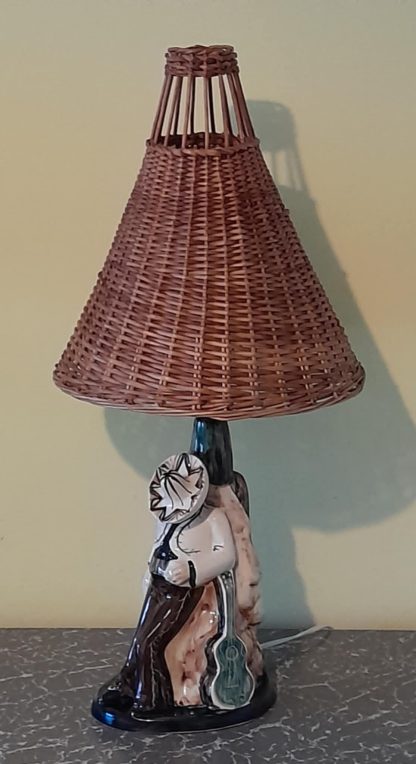 Original Vintage Jersey Pottery "Dreams of Guadalajara" Lamp - Image 2