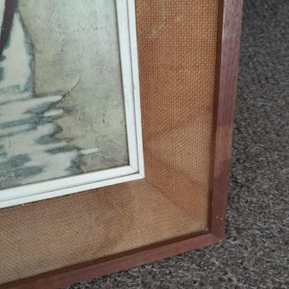 Mid Century ARCO Print Large With Original Frame - Image 6