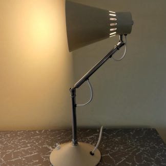 1950s Articulated Pifco Desk Lamp In Soft Yellow