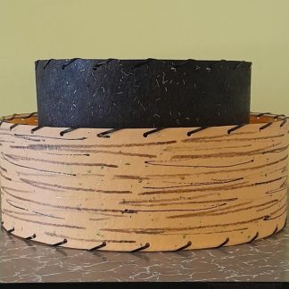 Retrashade 2 Tier Fibreglass Lampshade