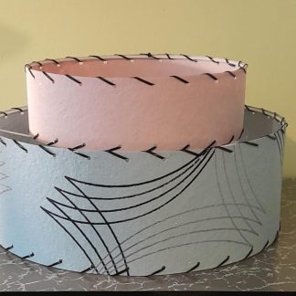 Retrashade 2 Tier Fibreglass Lampshade