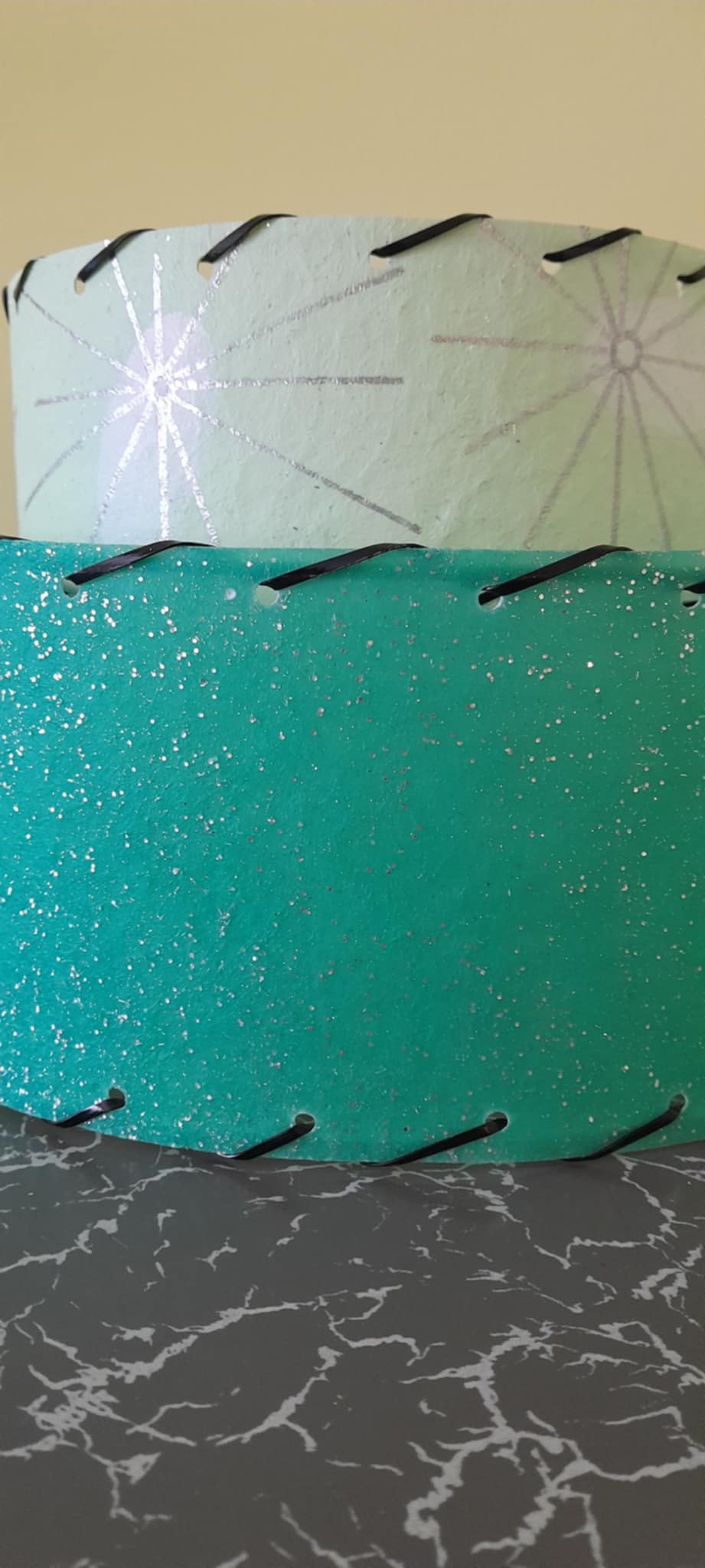 Retrashade 2 Tier Fibreglass Lampshade - Image 2