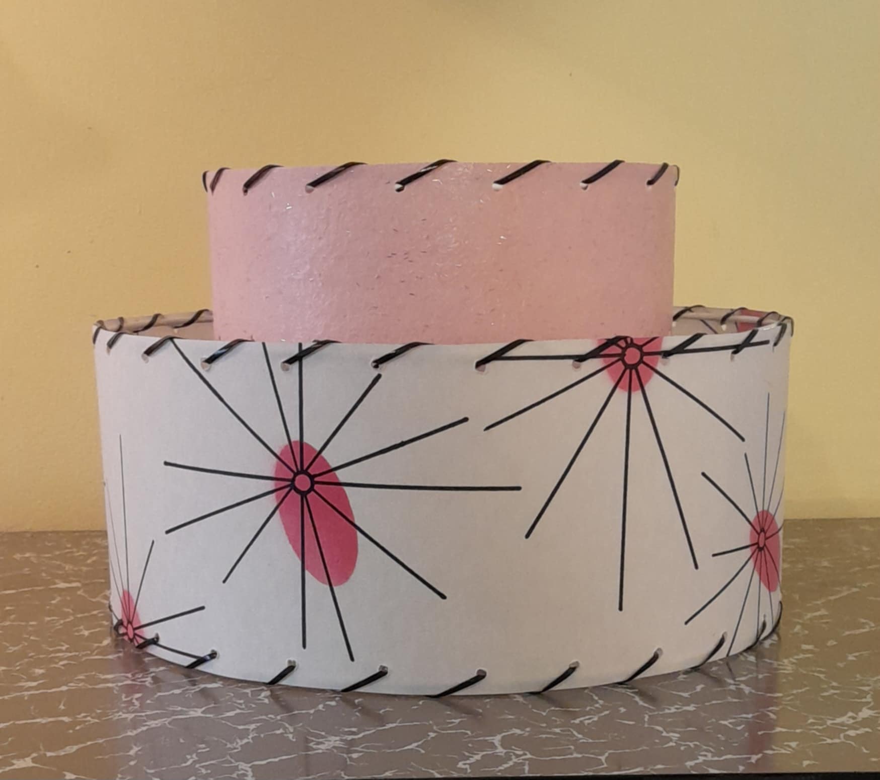 Retrashade Atomic Boomerang 2 Tier Lampshade