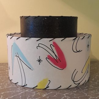 Retrashade Atomic Boomerang 2 Tier Lampshade