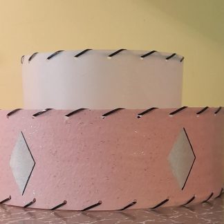 Retrashade 2 Tier Fibreglass Lampshade