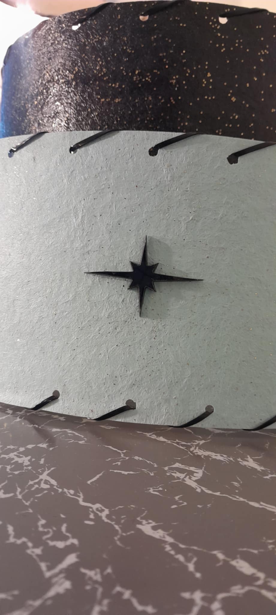 Retrashade 2 Tier Fibreglass Lampshade - Image 2