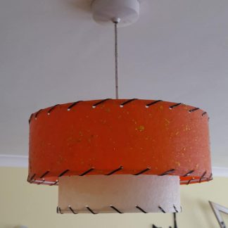 Retrashade 2 Tier Fibreglass Lampshade