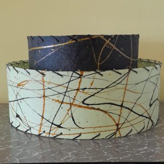 Retrashade 2 Tier Fibreglass Lampshade