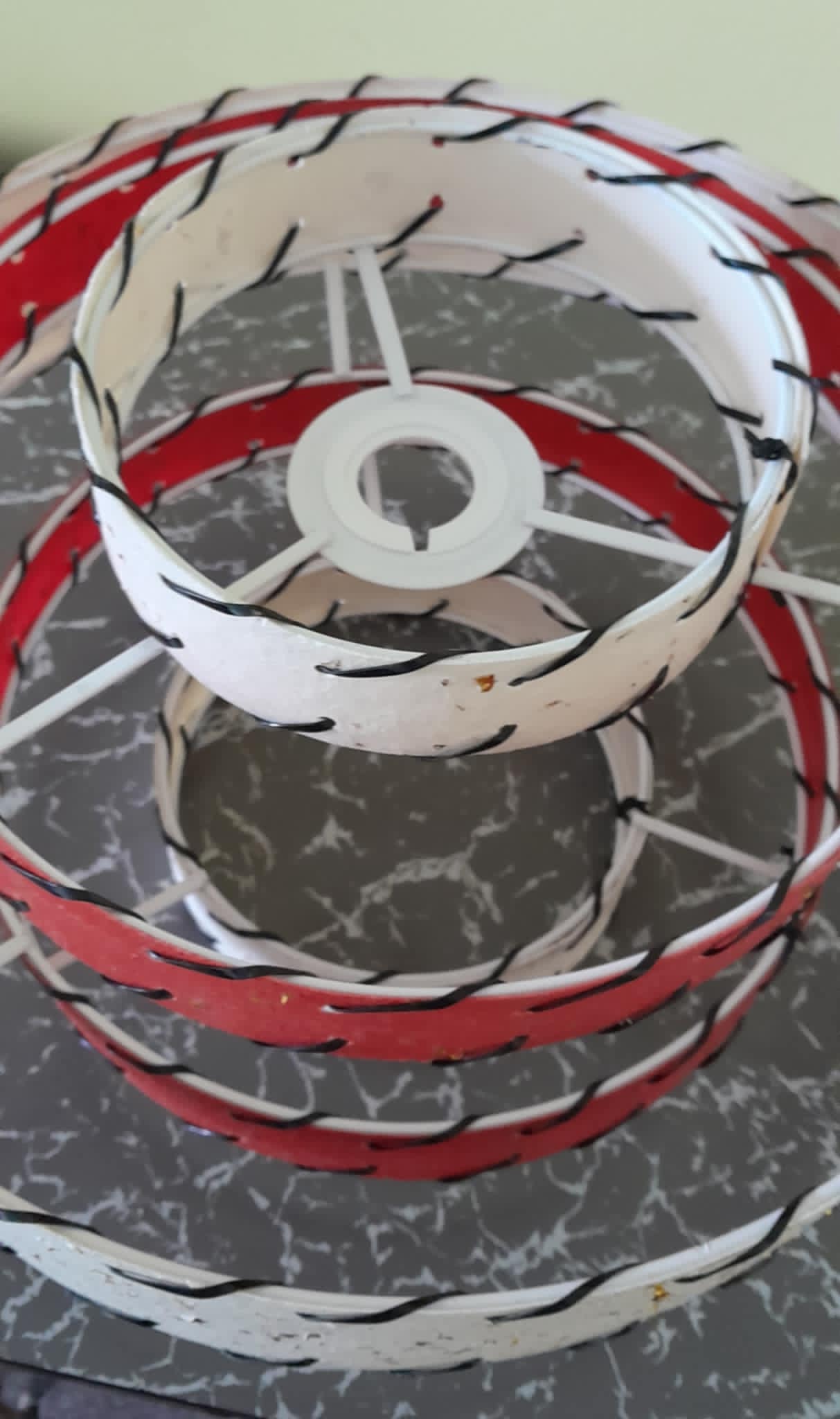 Retrashade 5 Tier 1950s Style Fibreglass Shade - Image 3