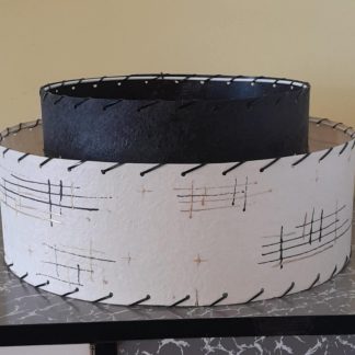 Retrashade 2 Tier Fibreglass Lampshade