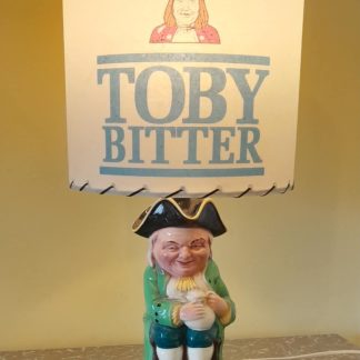 Vintage 1950's Burlington Ware Toby Lamp