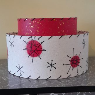 Retrashade 2 Tier Fibreglass Lampshade