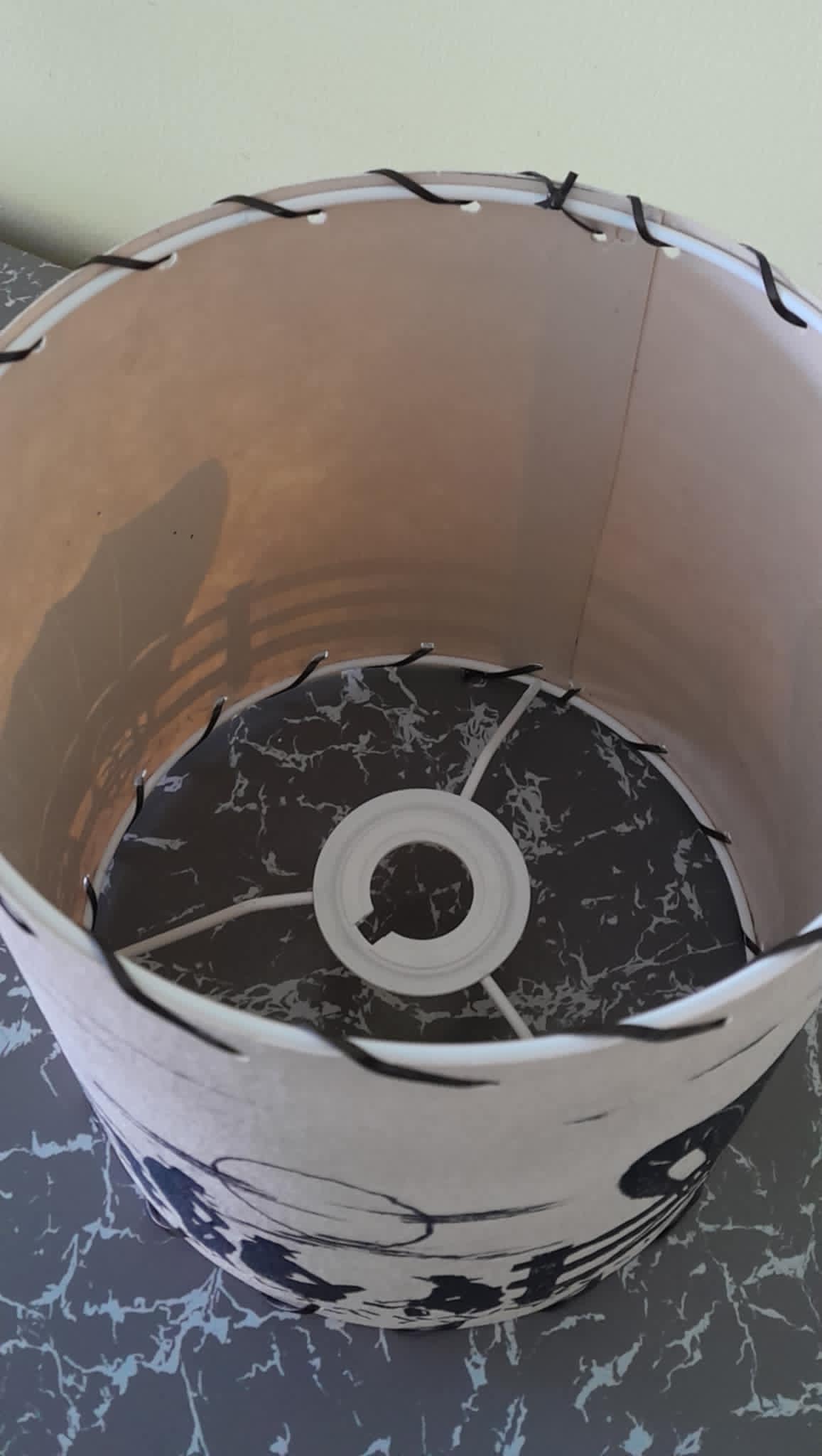 Reproduction Fibreglass Western Style Drum Shade - Image 5