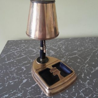 Vintage Brass Cigarette Dispenser/Ashtray. Mid Century Kitsch