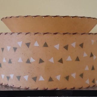 Original 1950's 2 Tier American Fibreglass Lampshade On American Fittings