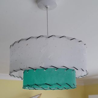 Retrashade 2 Tier Fibreglass Lampshade