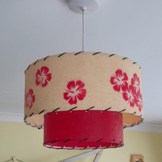 Retrashade 2 Tier Fibreglass Lampshade