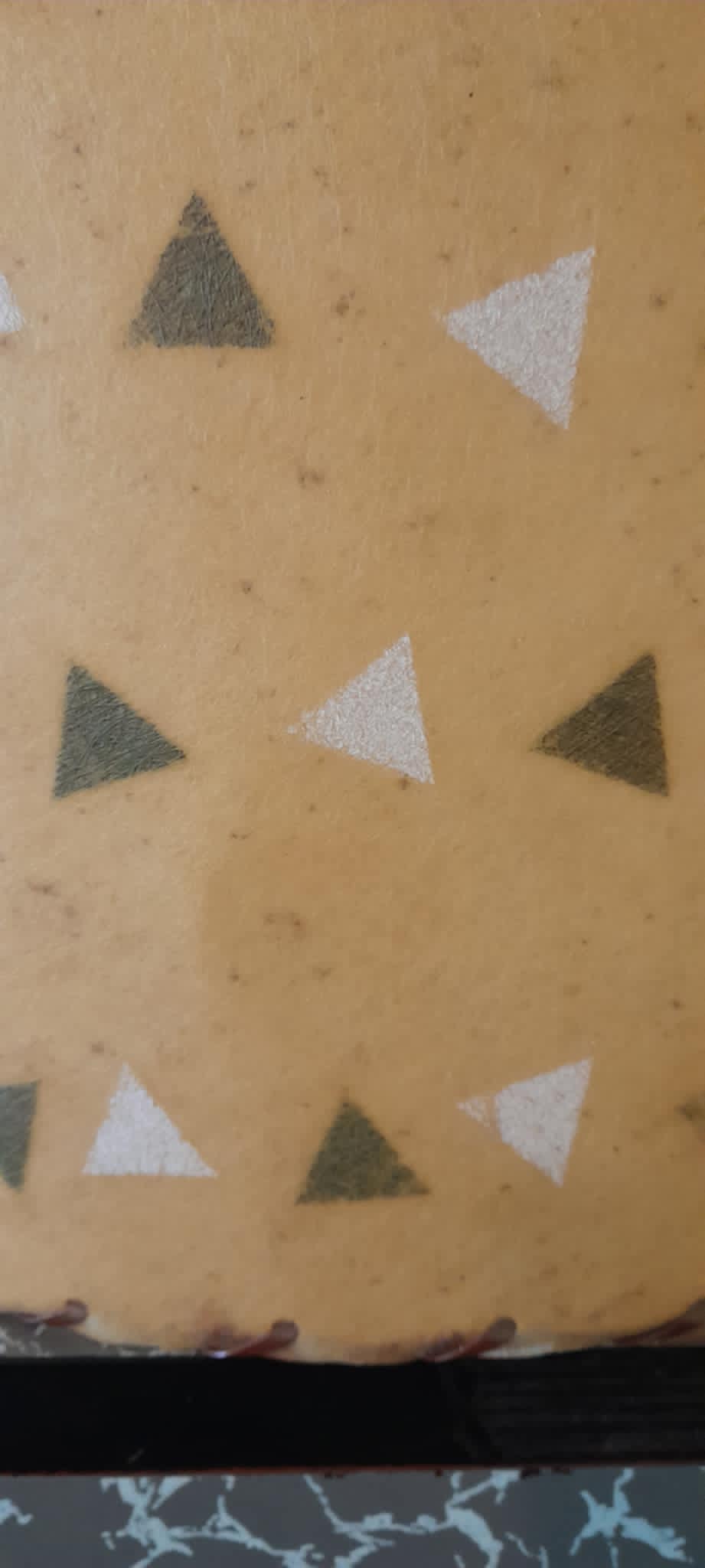 Original 1950's 2 Tier American Fibreglass Lampshade On American Fittings - Image 4