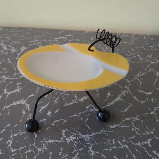 1950's Ashtray On Stand. Mid Century Atomic Wire.
